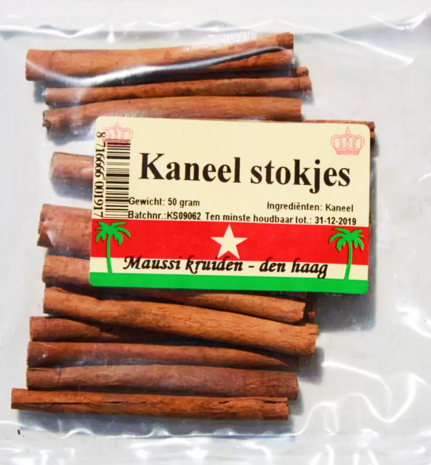 Maussi Kruiden Kaneelstokjes 50gr