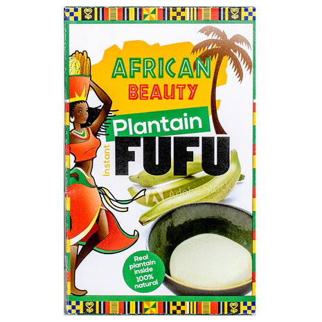 African Beauty Planatain Fufu 681gr