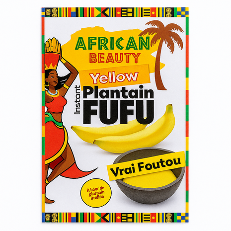 African Beauty Yellow Plantain Fufu 625gr