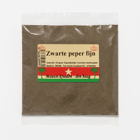 Maussi Kruiden Gemalen Zwarte Peper 50gr
