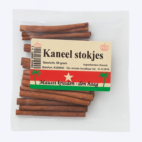 Maussi Kruiden Kaneelstokjes 50gr