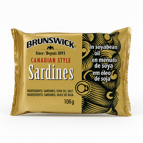 Brunswick Sardines in Sojaolie 106gr