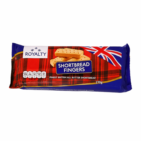 Royalty Shortbread Fingers 210gr