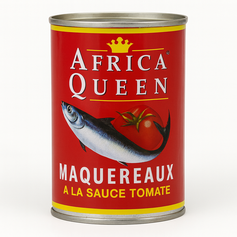 Africa Queen Mackerel in Tomato Sauce 425gr