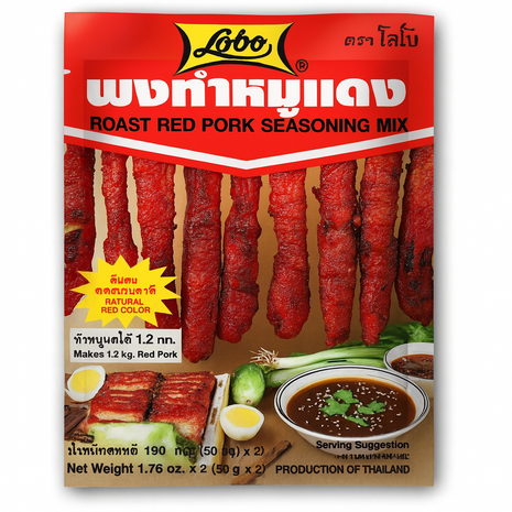 Lobo Roast Red Pork Seasoningmix 100gr