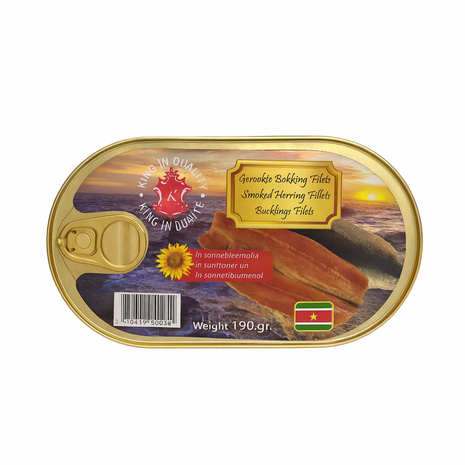 Gerookte Bokkingfilets 190gr