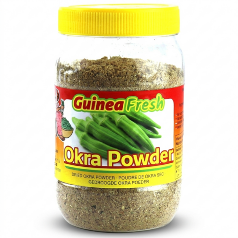 Guinea Fresh Okra Powder 160gr &mdash; gemalen okra voor okra soup | Tokoram.nl