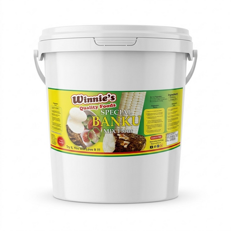 Winnie's Special Banku Mix 7kg &mdash; ma&iuml;s-cassavemeelmix voor Ghanese banku | Tokoram.nl