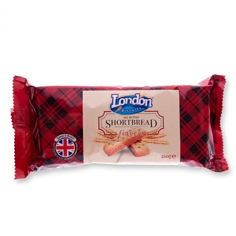London Shortbread 210gr &mdash; klassiek Brits boterkoekje bij thee | Tokoram.nl