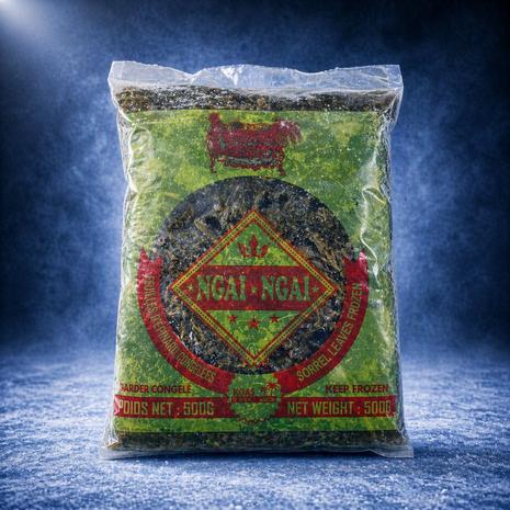 African Beauty Ngai Ngai Sawa Sawa 500gr &mdash; diepgevroren roselle bladeren voor Congolese stoofschotel | Tokoram.nl