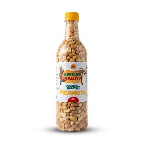 African Beauty Crunchy Roasted Peanuts 510gr &mdash; Nigerian groundnuts voor soepen en snacks | Tokoram.nl