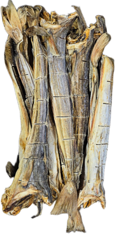 African Beauty Stockfish COD Pre-Cut 1kg &mdash; Okporoko voor West-Afrikaanse soepen | Tokoram.nl