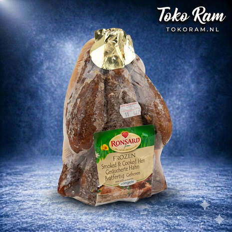 Smoked Whole Hen 800g-1,2kg &amp;#x2014; gerookte hele kip diepgevroren | Tokoram.nl