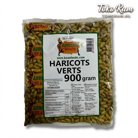 African Beauty Haricots Verts 900gr &mdash; fijne groene sperziebonen uit Brazili&euml; | Tokoram.nl