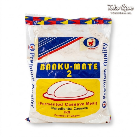 Praise Banku-Mate 2 1kg &mdash; mais en cassave meelmix voor banku | Tokoram.nl