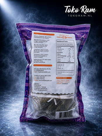 Tasty Foods Chikwanga 500gr &mdash; cassaverol in bananenbladeren uit Kameroen | Tokoram.nl