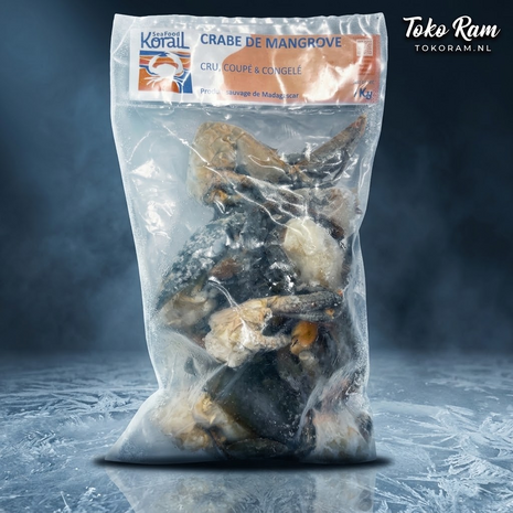 Mangrove Crab Cut S 1kg &mdash; gesneden mangrovekrab diepgevroren uit Madagaskar | Tokoram.nl