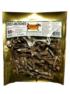 African Beauty Dried Anchovies 80gr