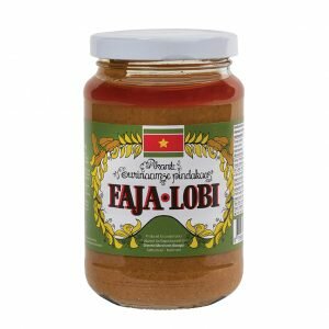 Faja Lobi Pikante Surinaamse Pindakaas 350g Faja Lobi Pikante Surinaamse Pindakaas 350g