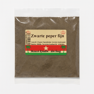 Maussi Kruiden Gemalen Zwarte Peper 50gr