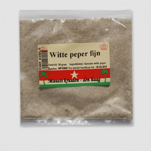Maussi Kruiden Gemalen Witte Peper 30gr