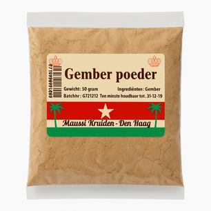 Maussi Kruiden Gemalen Gember 50gr