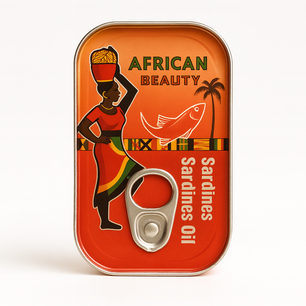 African Beauty Sardines in Vegetable Oil 125gr