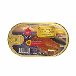 King Food Products Gerookte Bokkingfilets 190gr