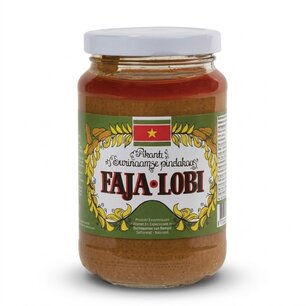 Faja Lobi Pikante Surinaamse Pindakaas 350g